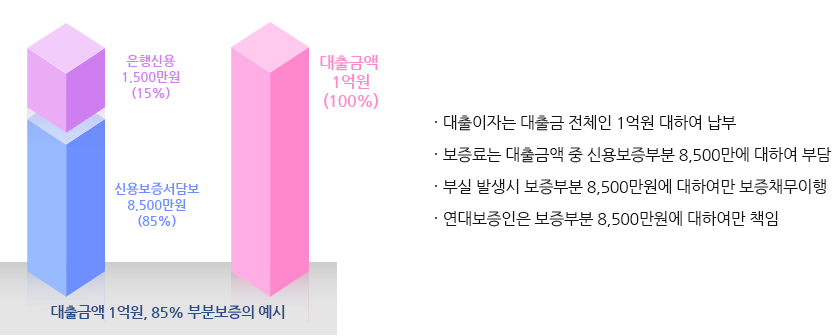 부분보증 예시